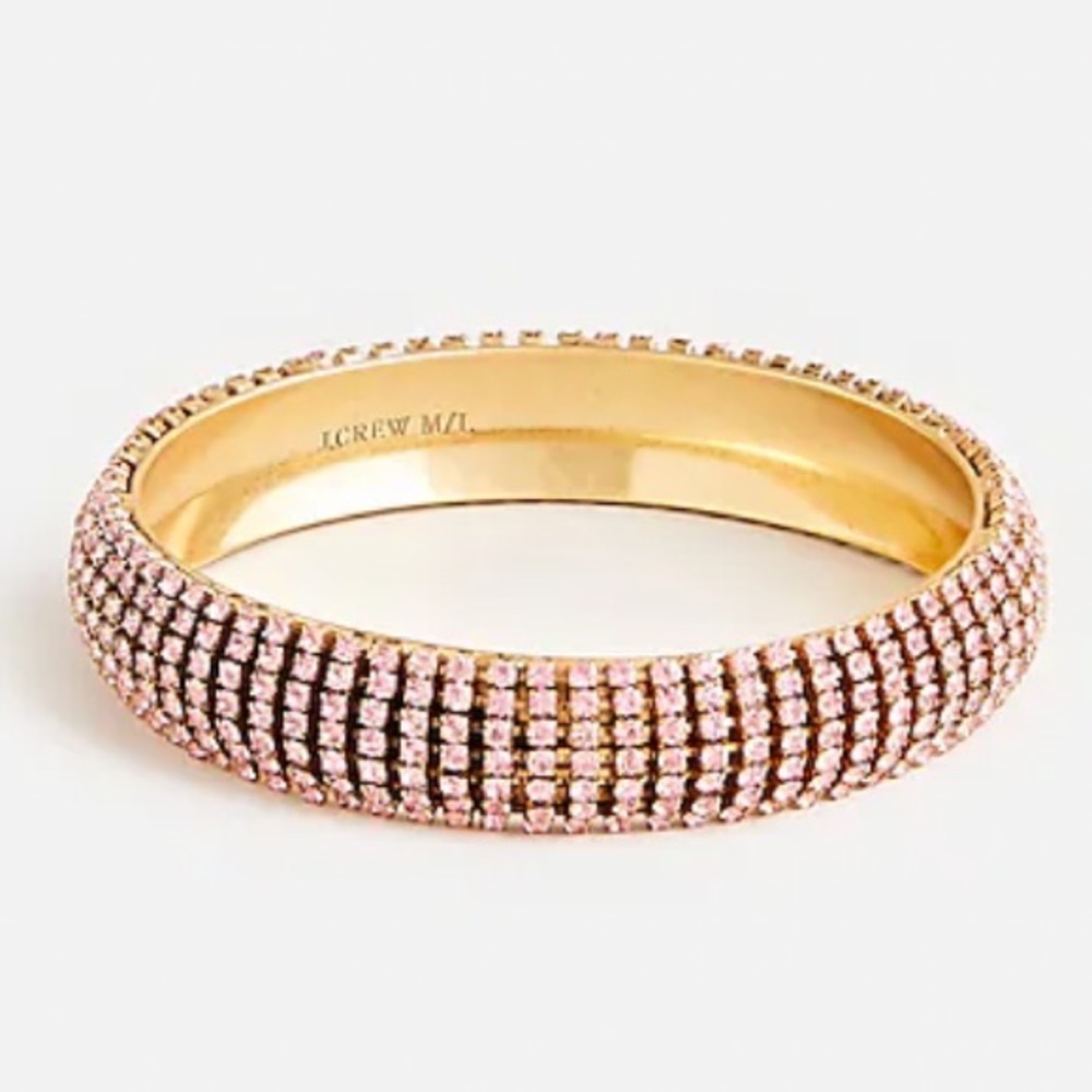 J. Crew Round Rhinestone Crystal Bracelet